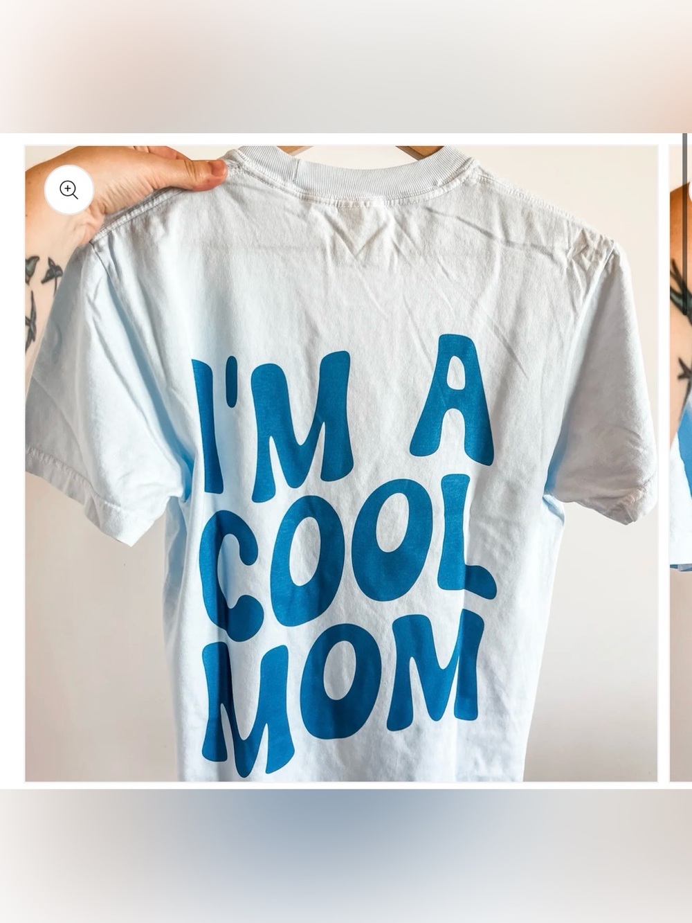 NEW I'm a Cool Mom Tee (Blue)